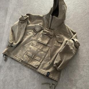 蜡染水洗多袋作战甲板服工装 LAB 外套 联名GNOMES UniteQuality