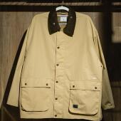 UNITELIFE24ss主线 3色复古刺绣猎装 教练夹克防水立领外套