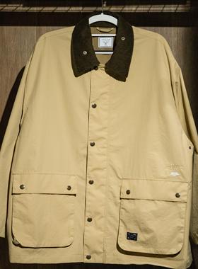 UNITELIFE24ss主线 3色复古刺绣猎装教练夹克防水立领外套