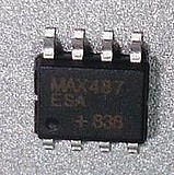 贴片 MAX487ESA 总线收发器 RS485/422 SOP-8