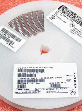 SMBJ75CA 75V 双向TVS二极管 VISHAY全新（750个）整盘价