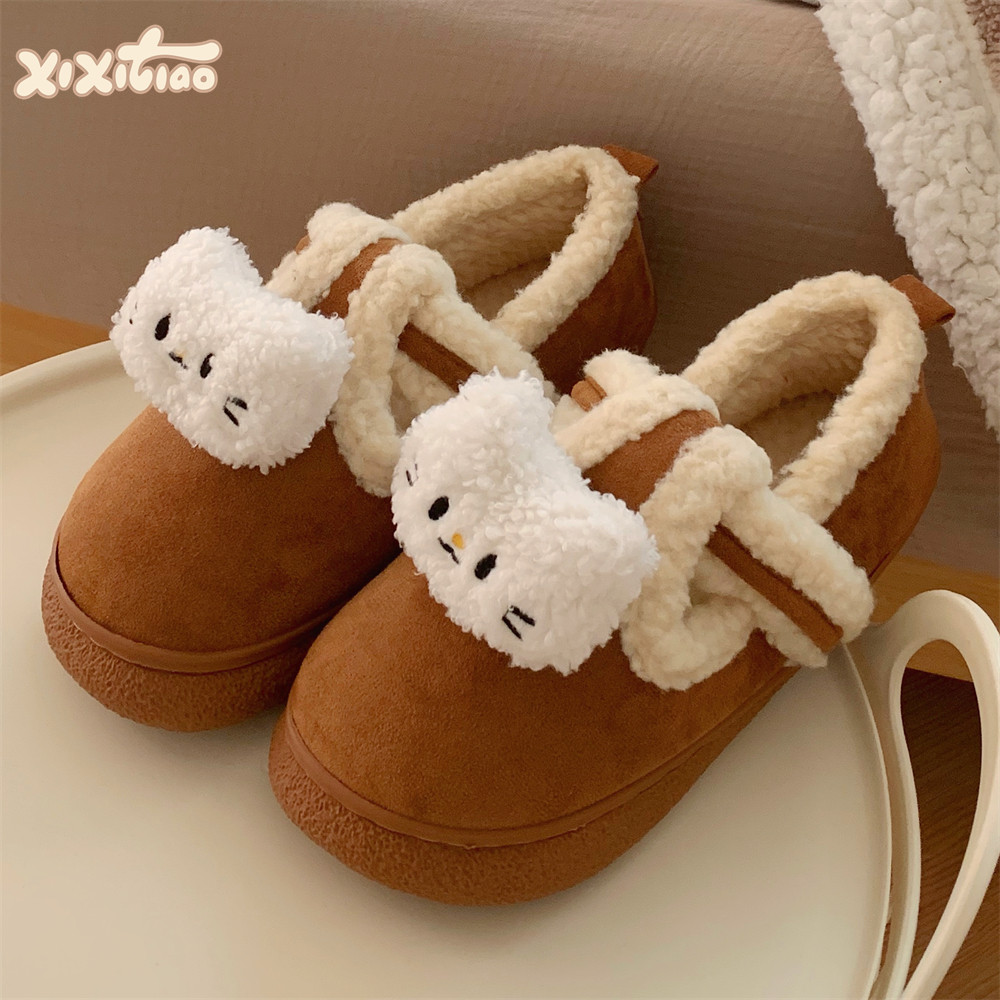 细细条网红小猫咪休闲勃肯鞋