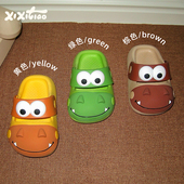 洞洞鞋 室外防滑男童女童夏趣味可爱凉鞋 恐龙儿童包头拖鞋 细细条