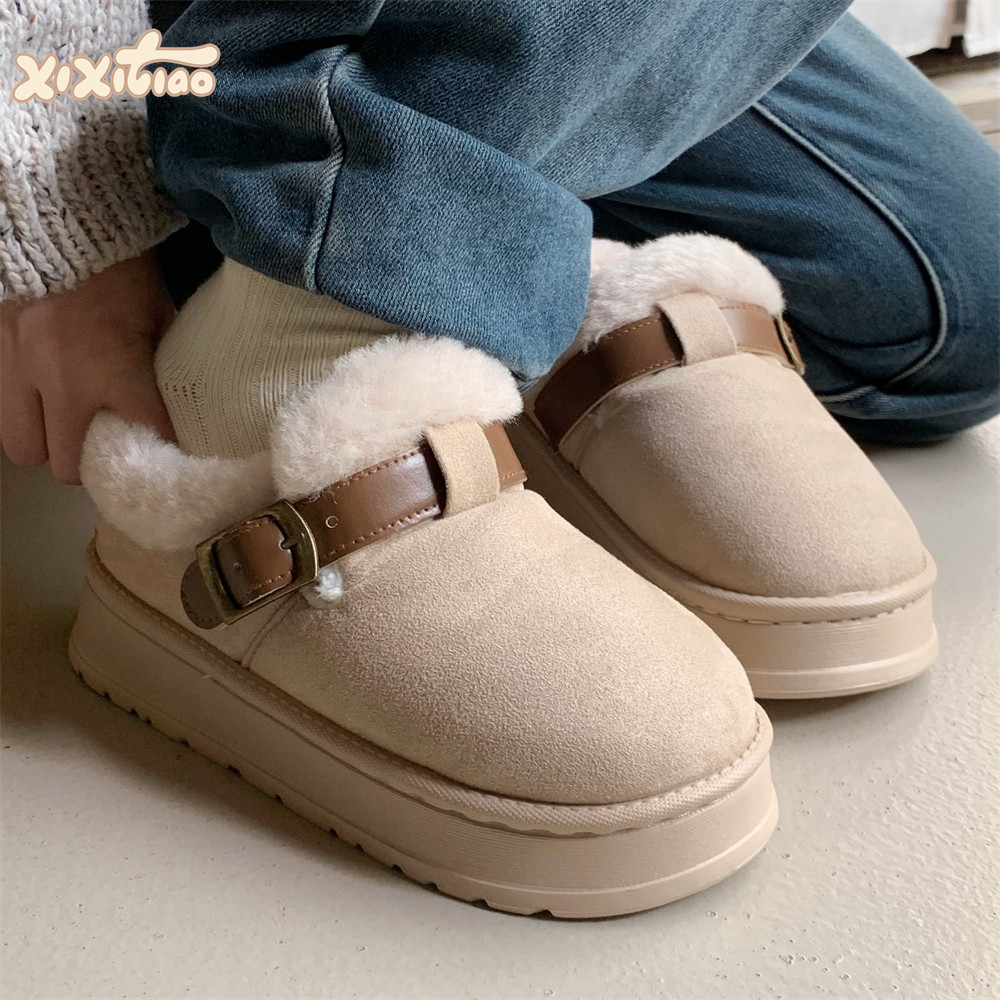 细细条复古时尚高级感勃肯鞋