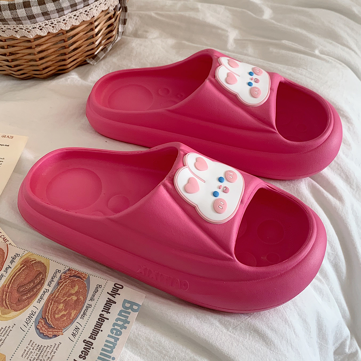 细细条eva防臭居家浴室拖鞋女夏