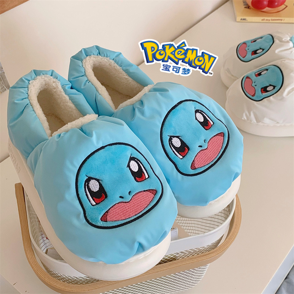 细细条 冬季正版可爱杰尼龟亲子棉拖鞋保暖加绒居家包跟棉鞋男女,居家布艺,居家棉拖/棉鞋,淘宝优惠券,粉丝福利购,淘宝优惠卷