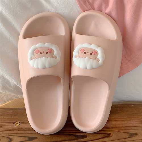 细细条卡通防滑防臭EVA情侣拖鞋