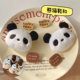 细细条 饰品 子装 可爱毛绒熊猫公仔鞋 扣少女心创意别针配饰ins潮鞋