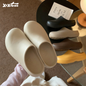 足弓防水厨师鞋 懒人一脚蹬包头拖鞋 女 春夏休闲防滑手术鞋 细细条