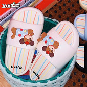 男女eva防滑外穿夏季 情侣居家可爱狗狗拖鞋 少女心凉拖 新款 细细条