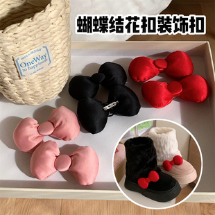 饰品 细细条 DIY网红蝴蝶结别针鞋 扣ins少女心鞋 子配饰甜美百搭装
