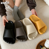 男女创意脚掌一字拖鞋 新家浴室洗澡抗菌防滑情侣拖鞋 夏季 细细条