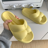 居家创意少女心防滑eva厚底踩屎感浴室拖鞋 女夏时尚 凉拖鞋 细细条