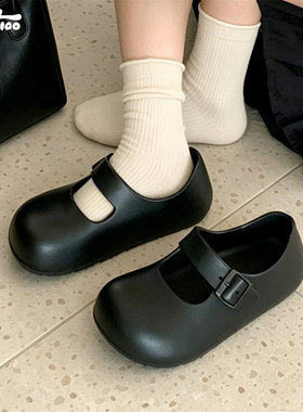 细细条简约百搭玛丽珍女鞋