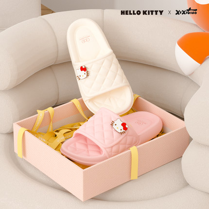 细细条 可爱HelloKitty儿童拖鞋三丽鸥联名女童亲子夏季居家凉拖