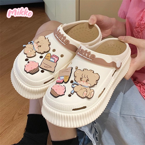 细细条软萌小熊Mikko洞洞鞋