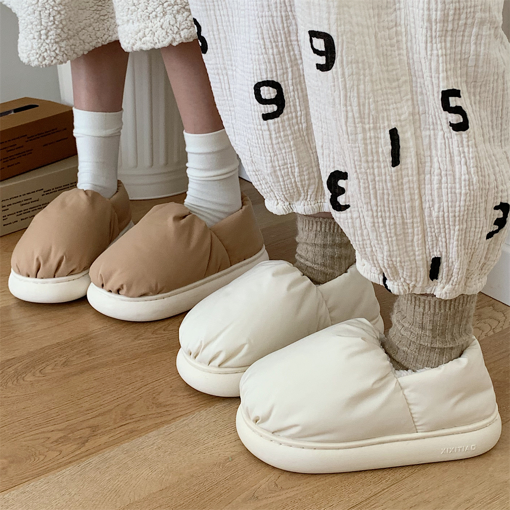 细细条简约百搭保暖全包跟月子鞋