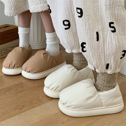 细细条简约百搭保暖全包跟月子鞋