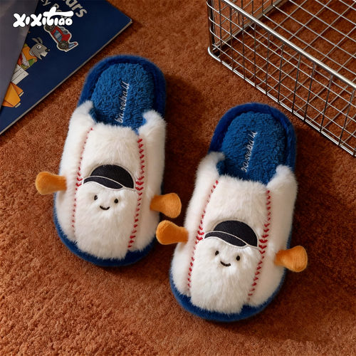 细细条个性情侣秋冬居家毛毛鞋