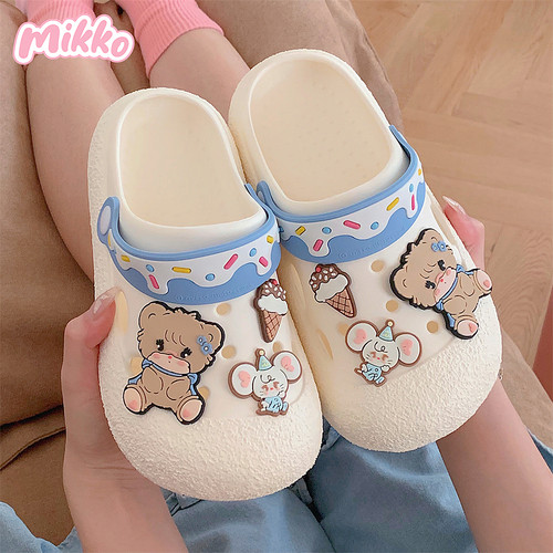 细细条mikko联名少女心洞洞鞋