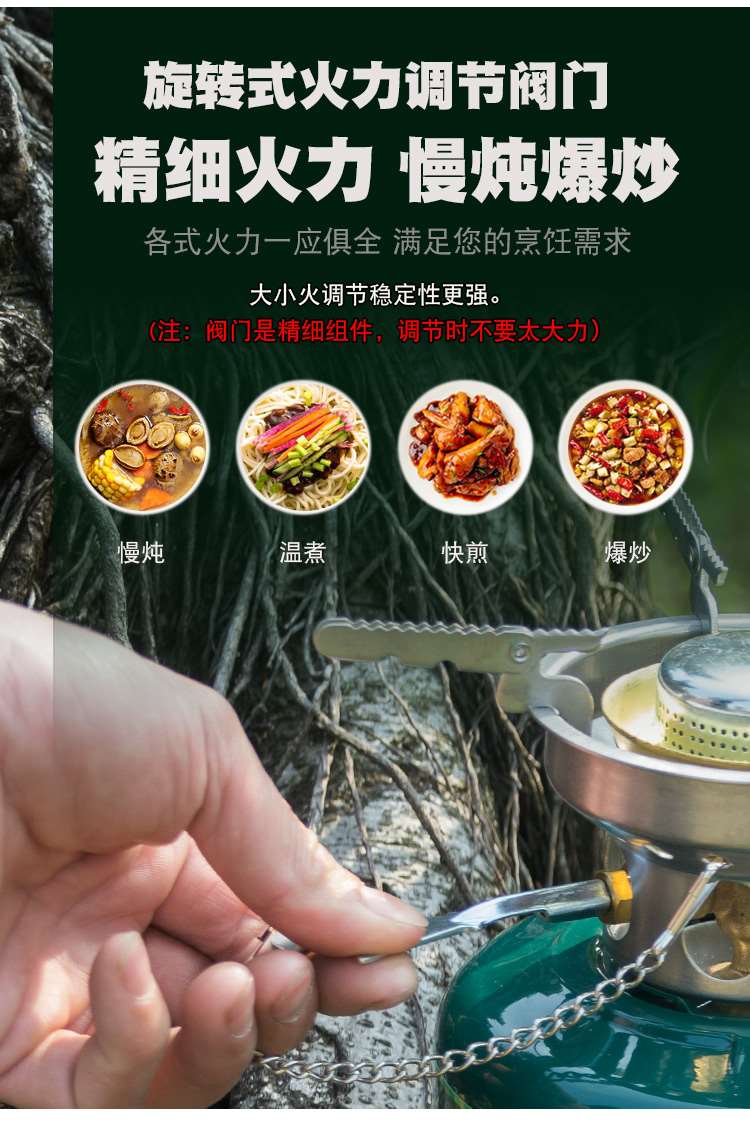 爱玩客ag53野外一体式便携自驾汽油炉酒精炉头户外野炊餐野营炉具