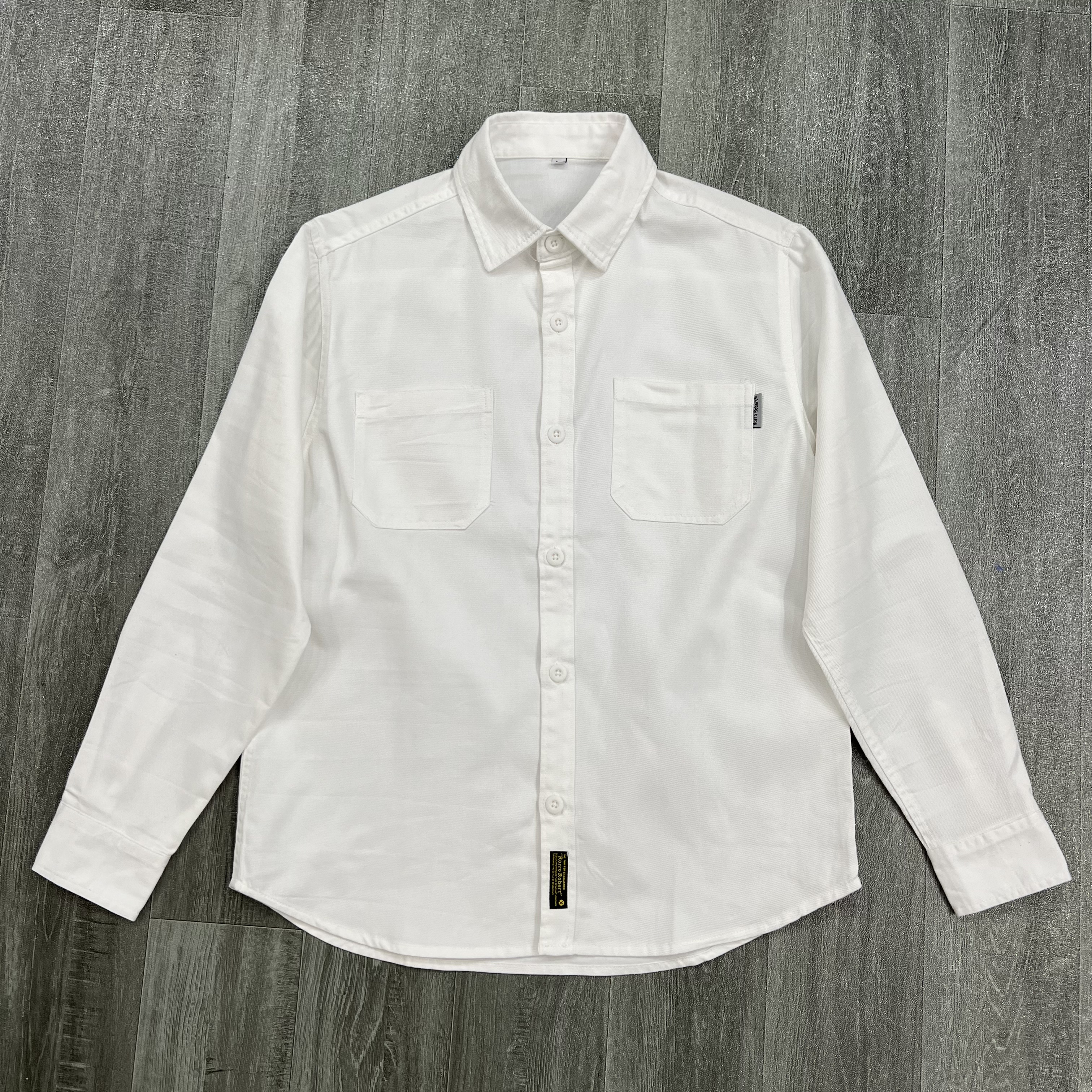 纯棉宽松日系潮流工装长袖衬衣潮