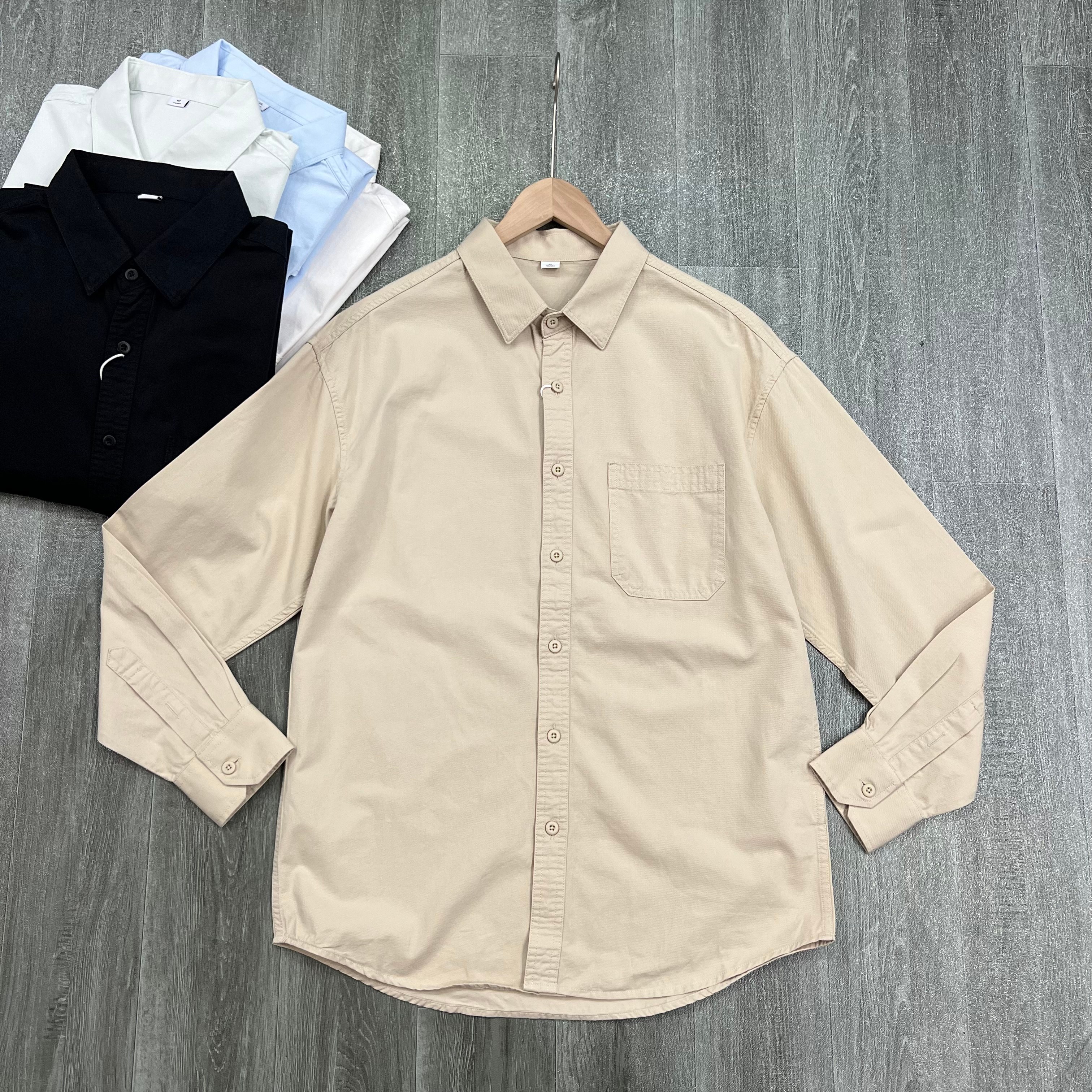 纯棉男士休闲长袖衬衫上衣外套潮