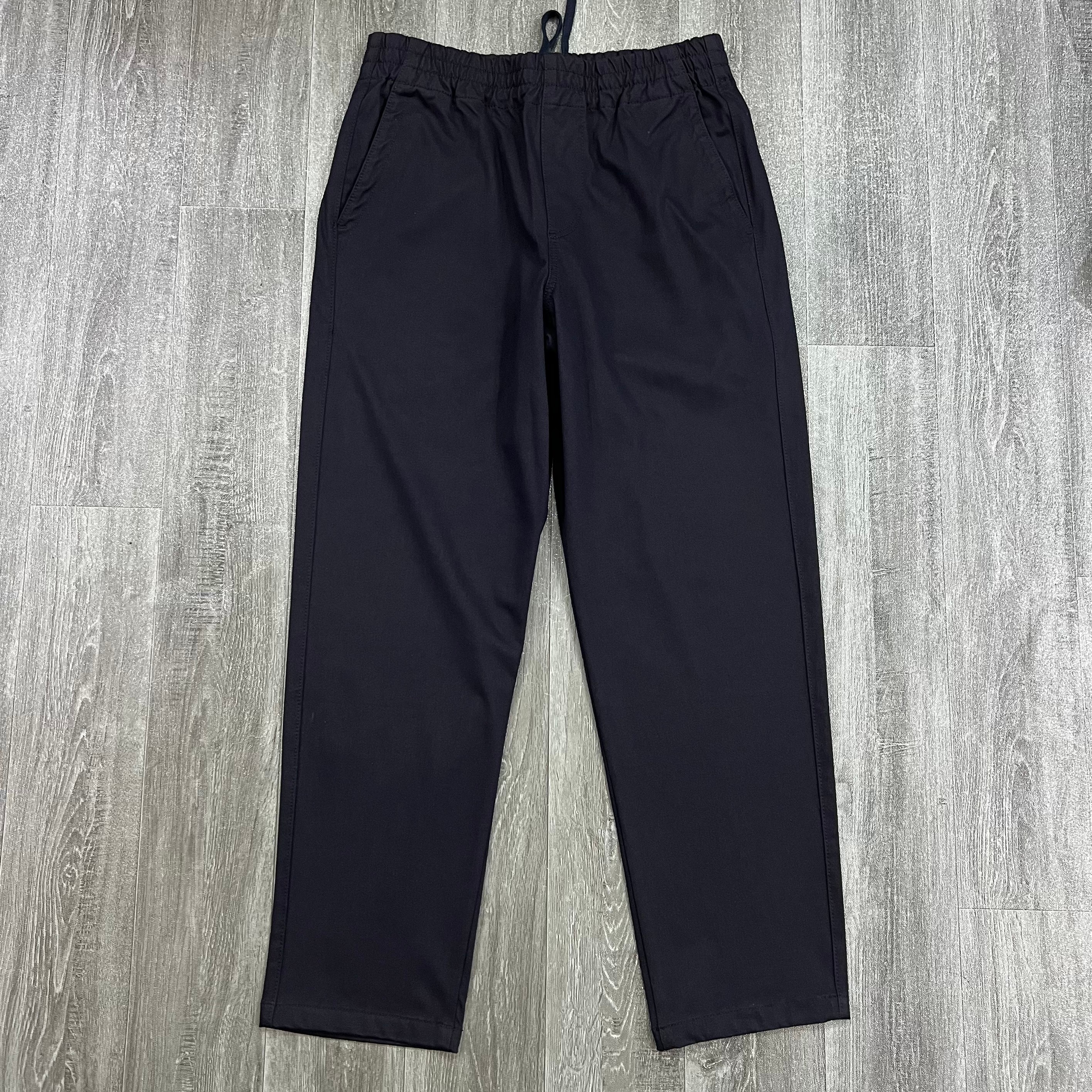 日系试衣间男士春秋休闲裤纯棉夏季宽松微锥直筒百搭舒适弹力长裤