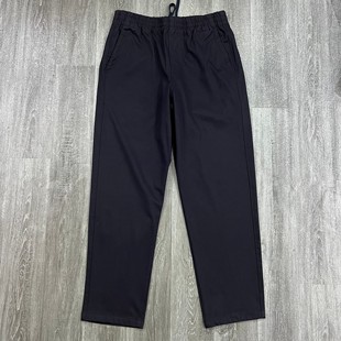 宽松微锥直筒百搭舒适弹力长裤 纯棉夏季 春秋休闲裤 日系试衣间男士