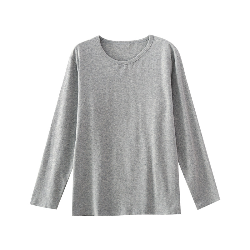 LYCRA COTTON MENS PAJAMAS SINGLE PIECE PURE COTTON SPRING AND AUTUMN LONG SLEEVE LIGHT TOP LOOSE LOUNGEWEAR LARGE SIZE AUTUMN CLOTHES THERMAL UNDERWEAR