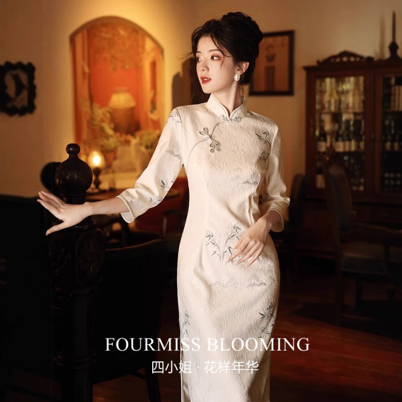 【花样年华】国风旗袍|新中式改良2026新款长袖春季女年轻款高端