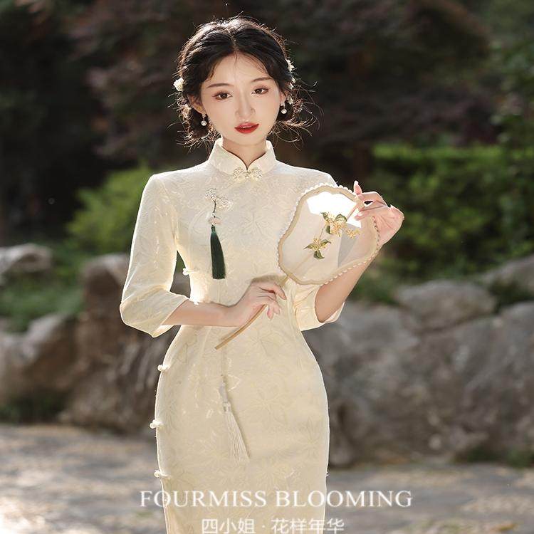 【花样年华】国风旗袍|新中式改良年轻少女订结婚连衣裙2026春款