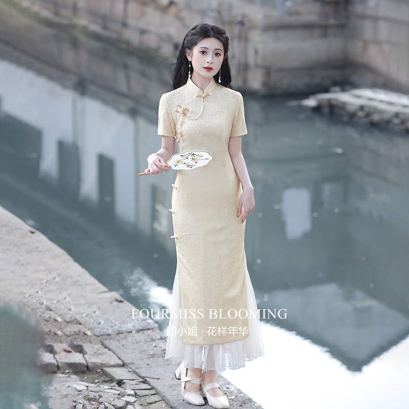【花样年华】国风旗袍|春夏高级感蕾丝日常年轻新中式改良连衣裙