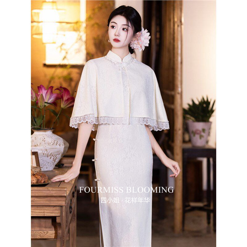 【花样年华】国风旗袍|新中式绝美套装2026高级感领证订婚礼服女