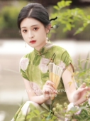 2026少女改良新中式 气质长款 国风旗袍 连衣裙优雅风 花样年华