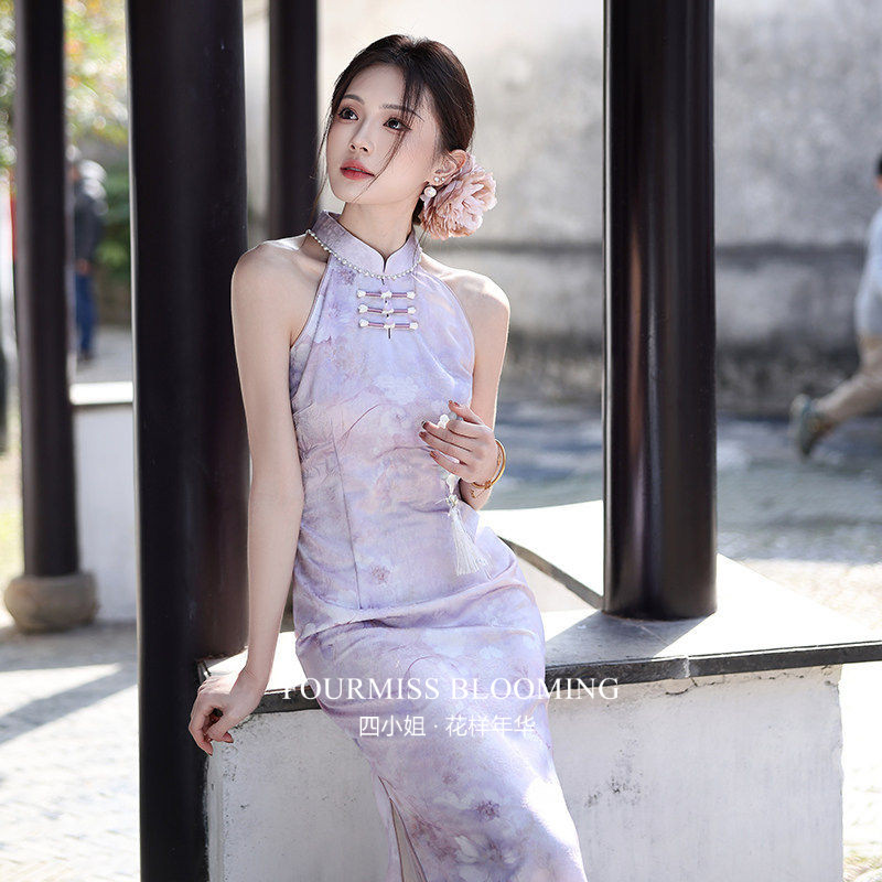 挂颈紫夏改良轻减龄少女款