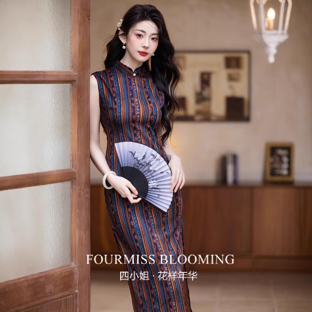 【花样年华】国风旗袍|绝美新中式无袖长款春夏2025日常复古文艺