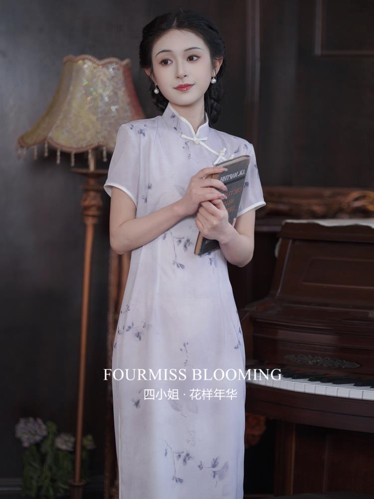 【花样年华】国风旗袍|新连衣裙2024少女中式年轻文艺复古改良款