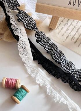 多款弹力木耳手工diy蕾丝花边服装辅料装饰配件手工编织材料包