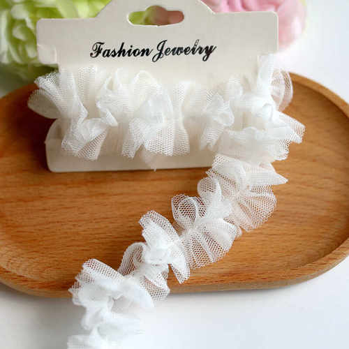 蓬蓬纱褶皱蕾丝花边多人购买