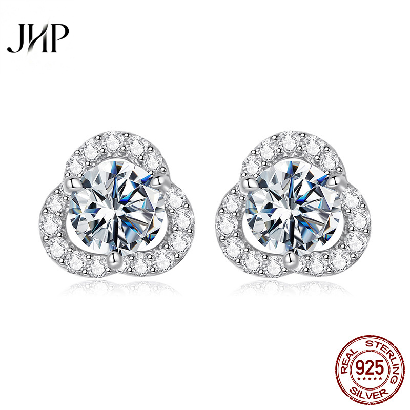 锦河畔新款莫桑石耳钉