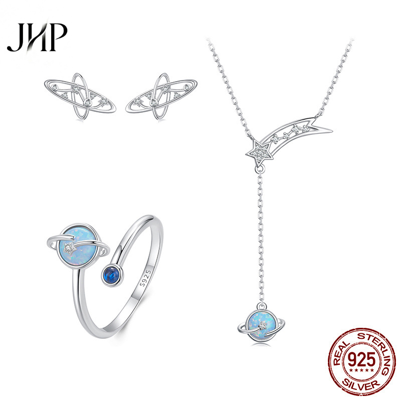 锦河畔银河星球纯银澳宝女饰