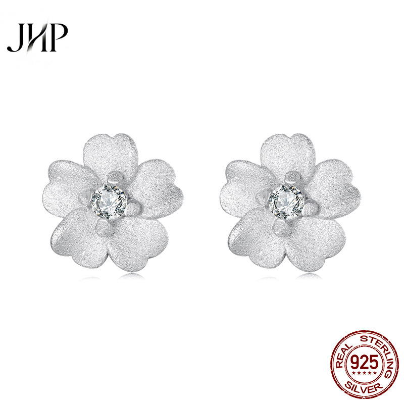 锦河畔春季磨砂小花耳钉