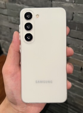 磨砂半透明白色硅胶软壳超薄适用三星S23U手机壳防指纹Galaxy S24Ultra保护套s23+全包防摔S24plus+简约s24u