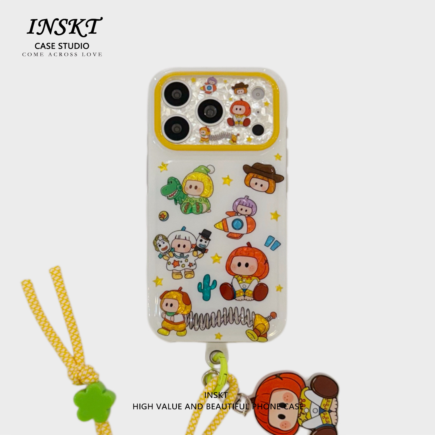 inskt卡通可爱南瓜头yoyo酱原创适用iphone18promax手机壳苹果17软硅胶套17pro网红新款小众16防摔15个性日韩