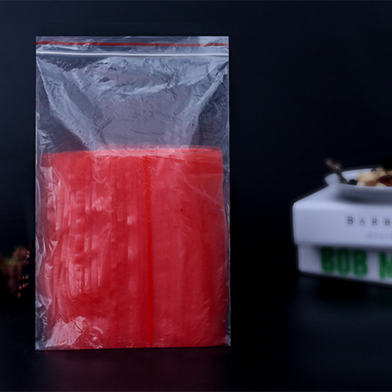 红色静电PE塑料袋26*38cm 自封袋包装袋 防尘袋封口袋u.