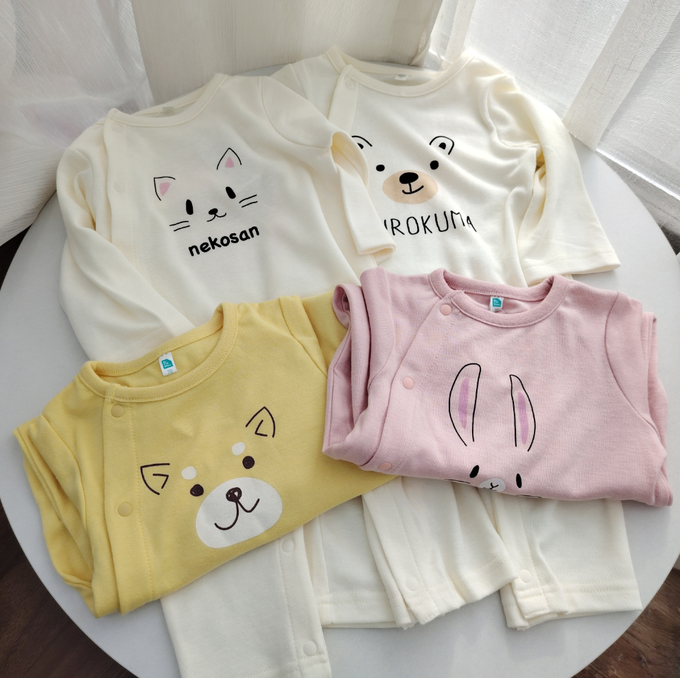 外贸宝宝爬服婴儿春秋软糯连体衣