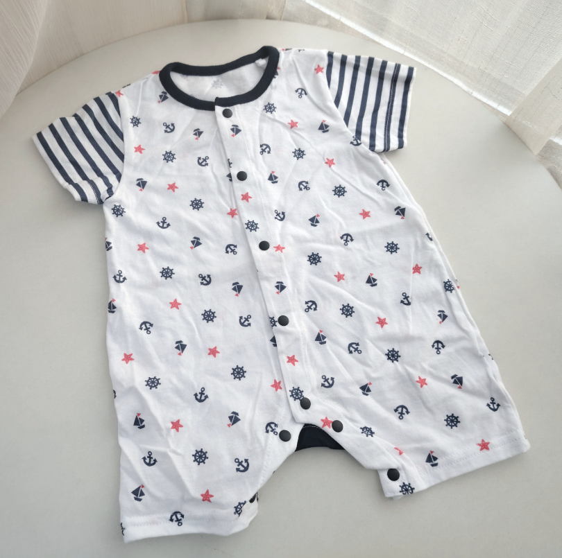 59码外贸短裤哈衣夏短袖爬服男宝宝连体衣婴儿纯棉短爬包屁衣,童装/婴儿装/亲子装,连身衣/爬服/哈衣,淘宝优惠券,粉丝福利购,淘宝优惠卷