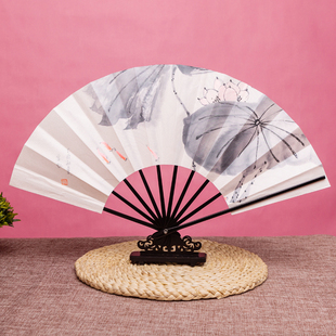 水墨cosplay将进酒宅舞扇子响喜乱舞十骨蝙蝠仕舞棋魂可转筷子扇