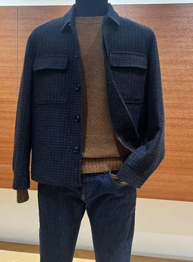 意大利进口男士羊毛外套